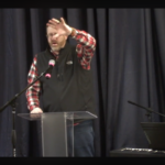 Pastor Jeremy preaching from Galatians 3:27-29.